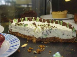 Cakes in the café in An tSean Bheairic, Falcarragh Visitor Centre, County Donegal, Ireland