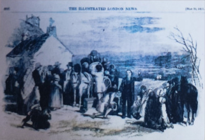 The Illustrated London News - Agrarian 'Crime'. History of An tSean Bheairic, The Old Barracks, Falcarragh, County Donegal, Ireland The Illustrated London News - Agrarian 'Crime'. History of An tSean Bheairic, The Old Barracks, Falcarragh, County Donegal, Ireland