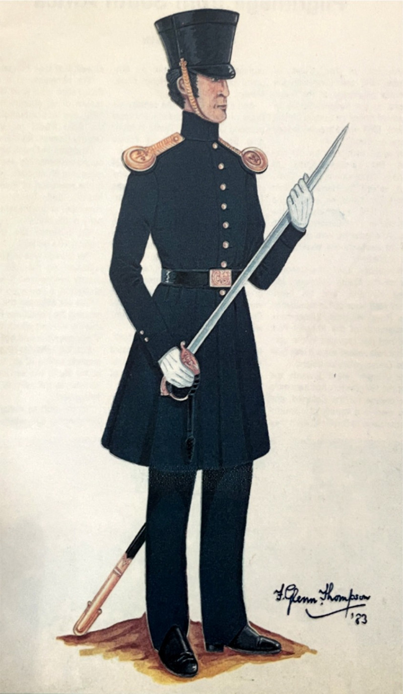 A Uniformed Revenue Policeman. History of An tSean Bheairic, The Old Barracks, Falcarragh, County Donegal, Ireland